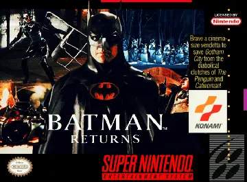 Batman Returns (USA) box cover front